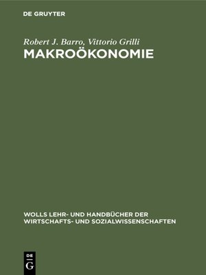 cover image of Makroökonomie